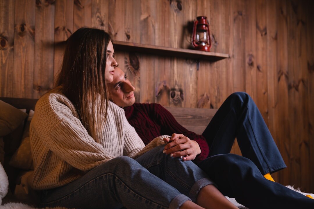 couple having deep conversation
